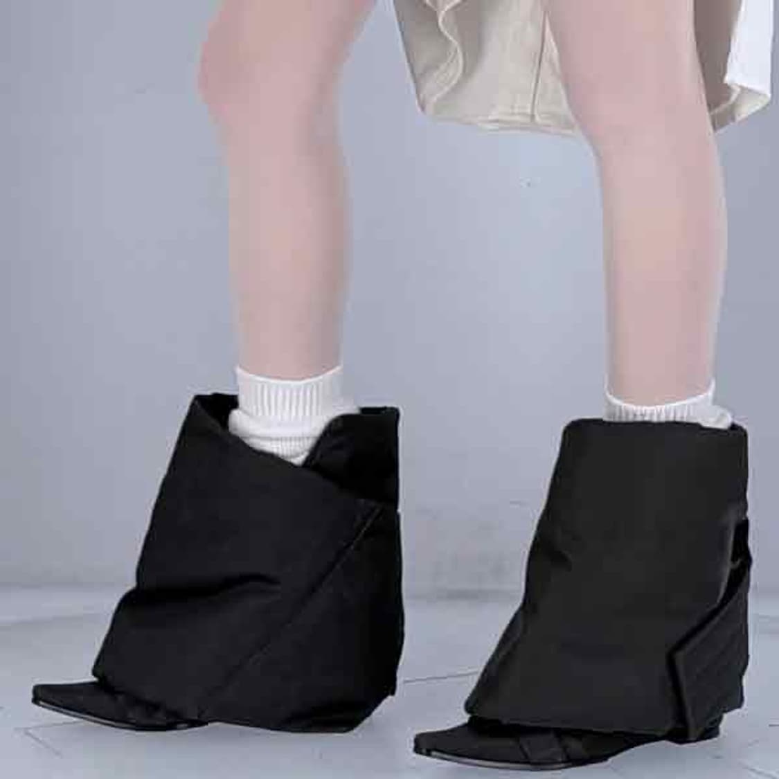 (235~250) 25AW 모듈웻지힐 + 디테쳐블 오버레이 - 숏 /블랙 상품이미지1