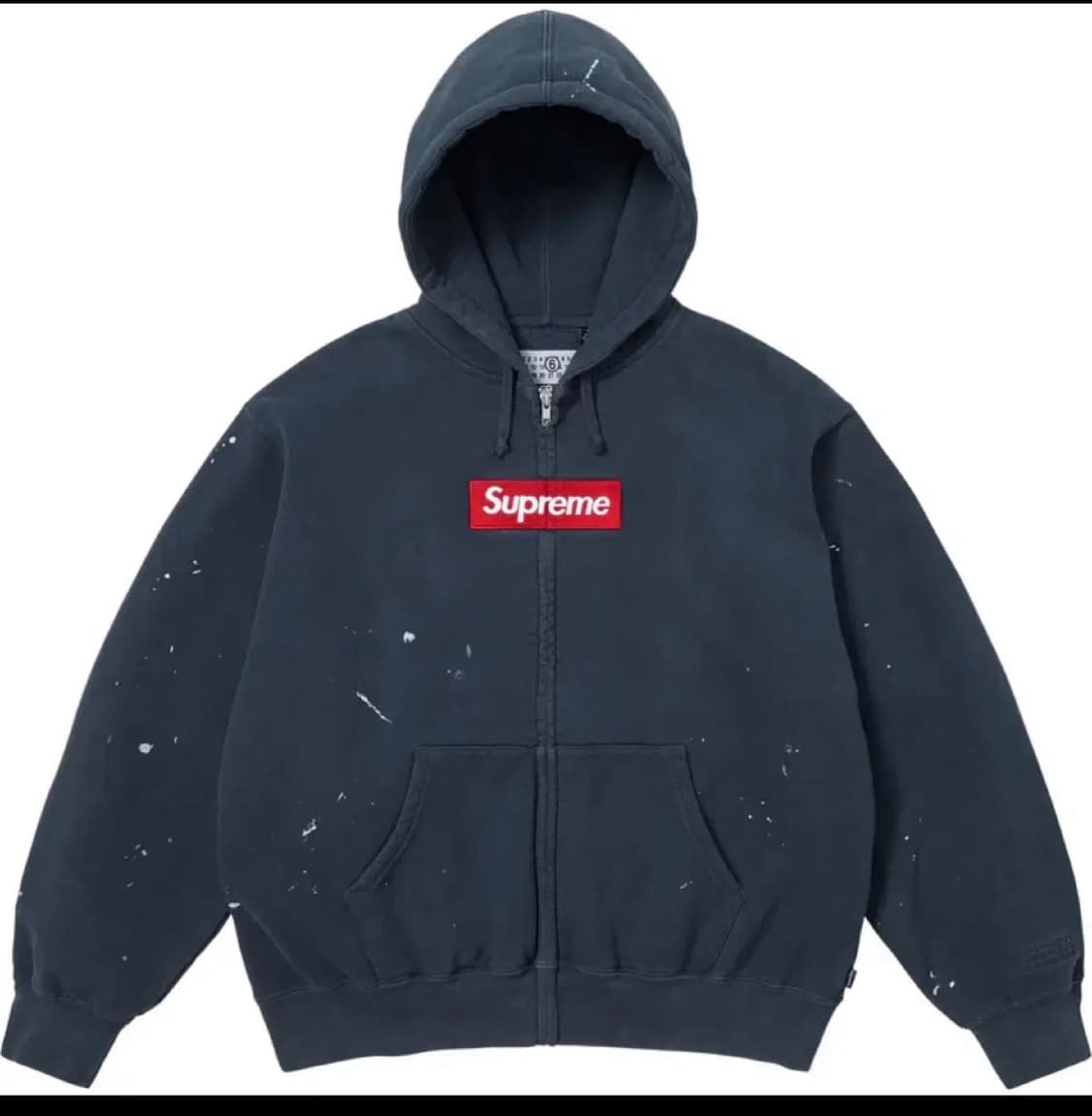 (구매)[M] 슈프림 mm6 마르지엘라 후드집업  네이비 상품이미지1