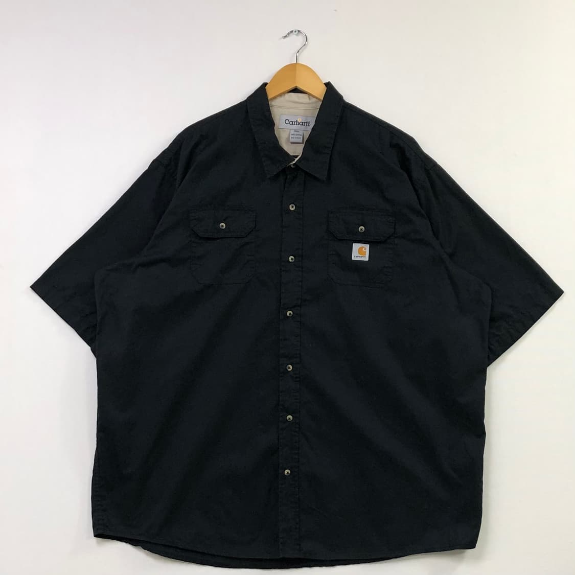 Xxl 칼하트 블랙 워크 셔츠 상품이미지2