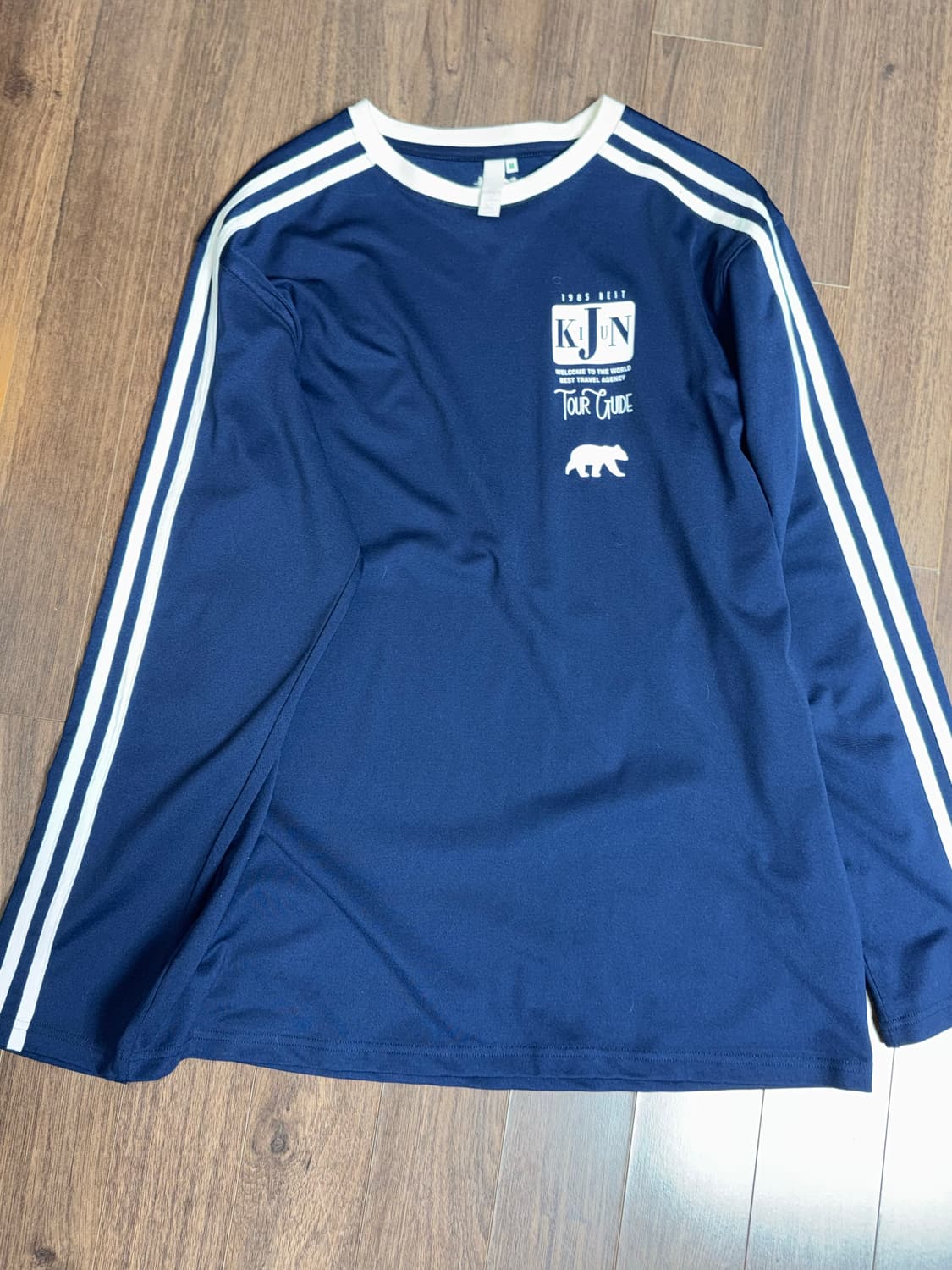 Kijun 풋볼티셔츠 네이비 상품이미지2