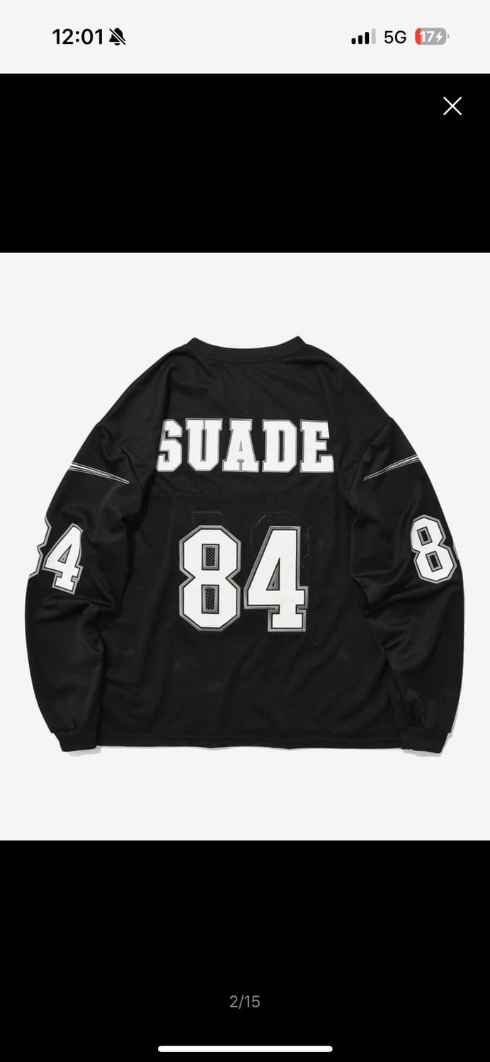 SUADE 84 스타 레이싱 롱슬리브 져지 M 상품이미지4