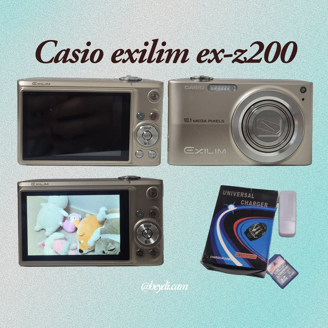 미품) 카시오 Exilim EX-Z200 골드 상품이미지3