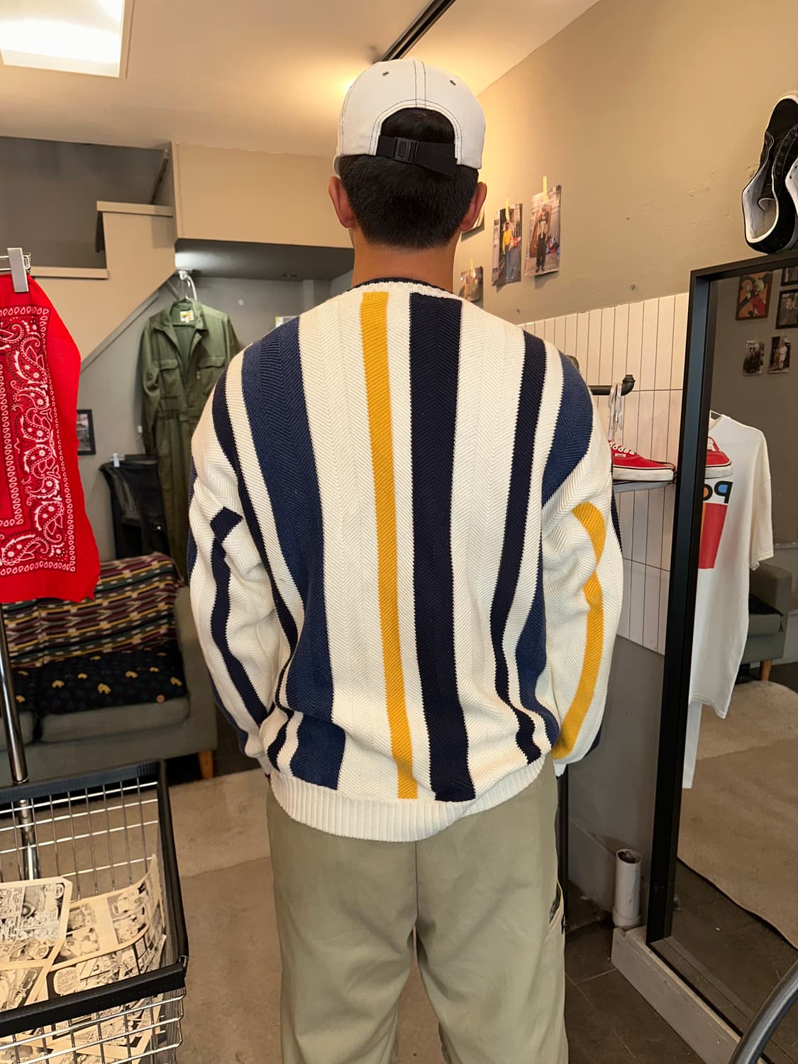 90‘s Chaps Ralph Lauren stirpe knitwear  상품이미지6