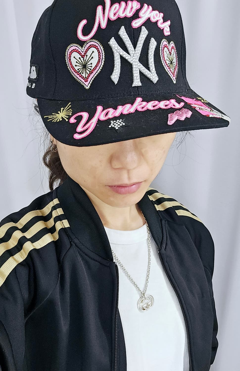 MLB 뉴욕양키스 자수 스냅백 (프리사이즈/정품) 상품이미지6