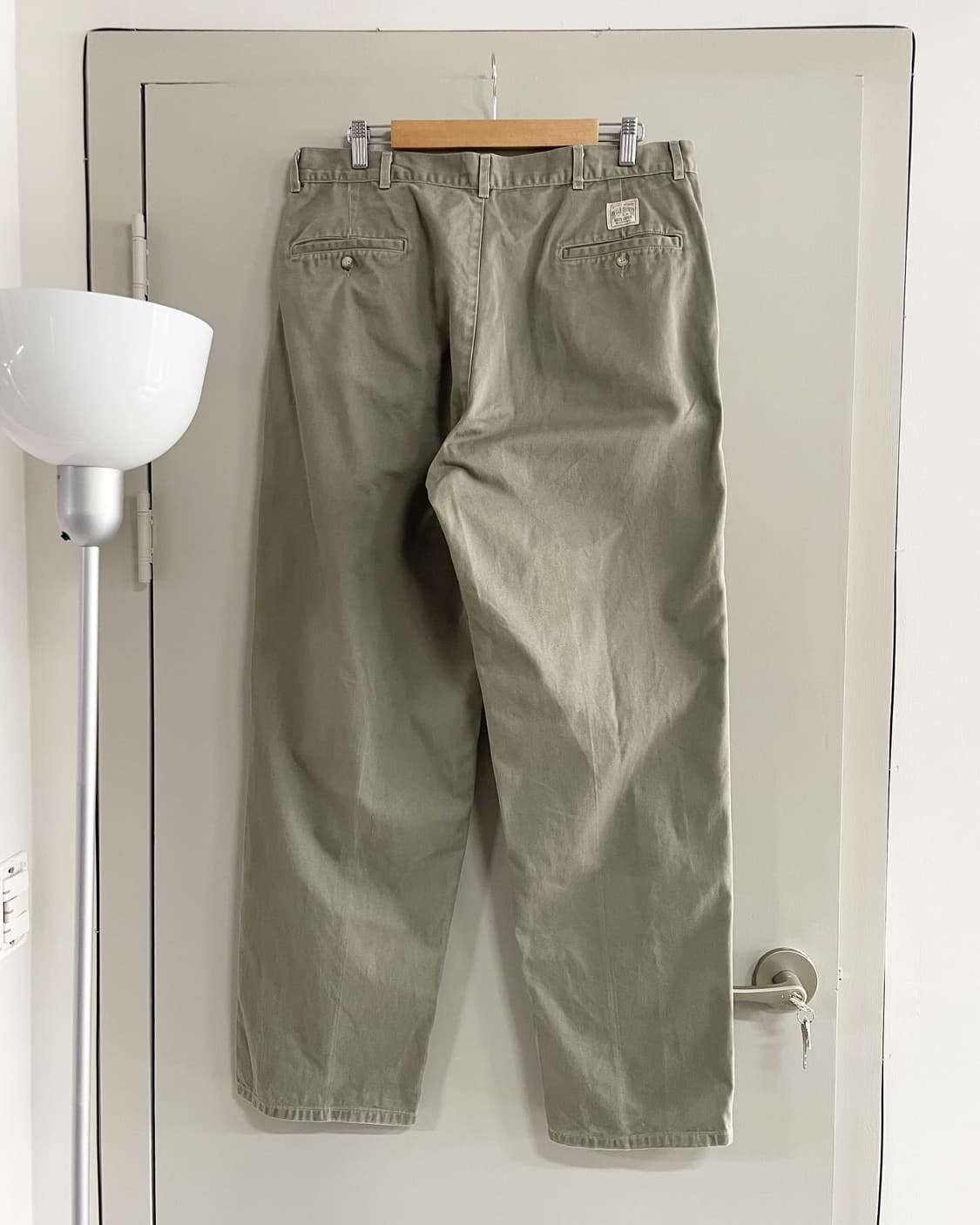(34) 80s USA 폴로 랄프로렌 투플리츠 치노팬츠 상품이미지6
