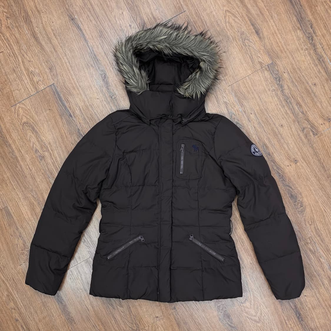 아베크롬비 퍼 후드 다운 자켓 상품이미지1