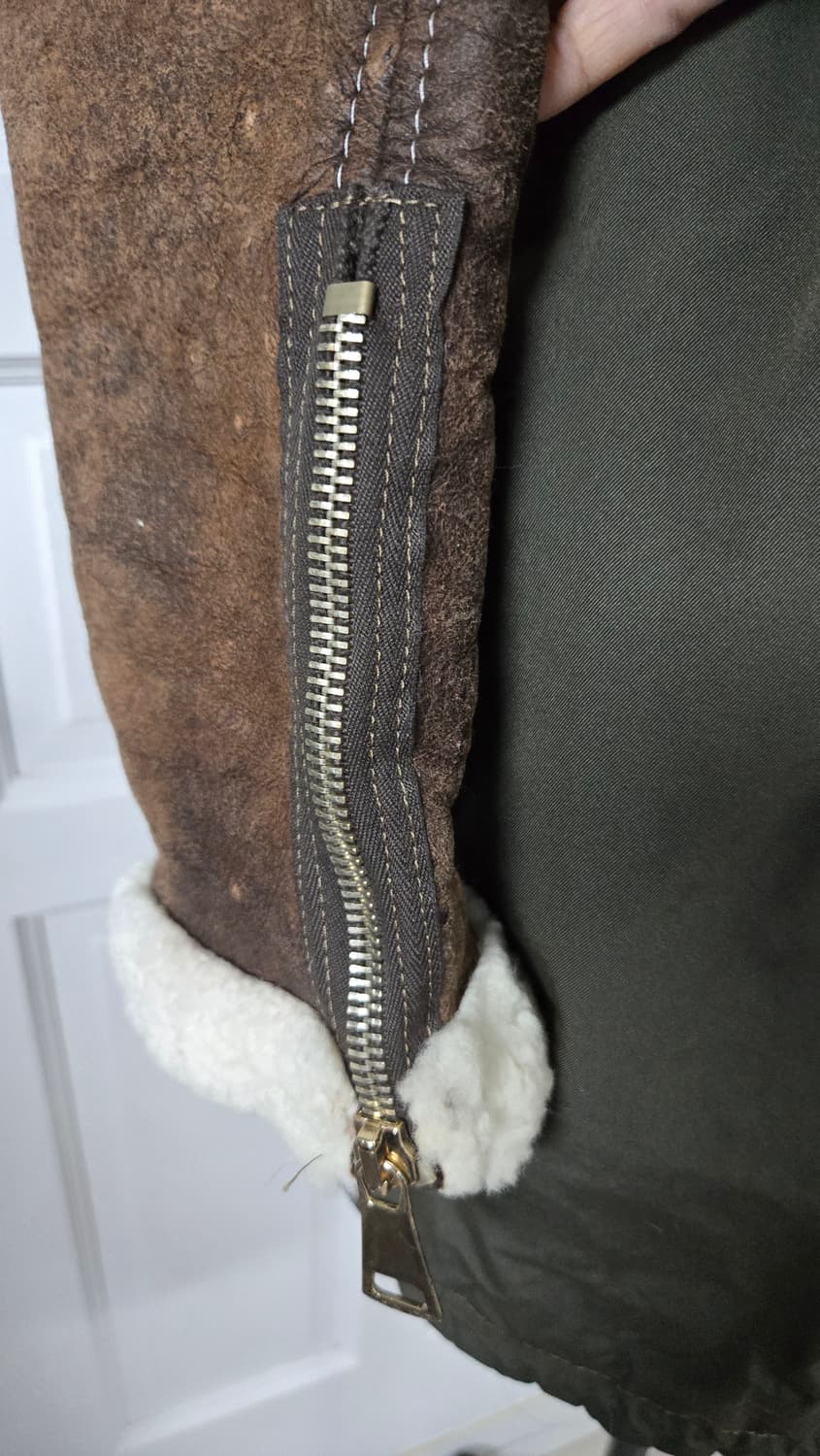 이태리 wild arctic 와일드 아틱 시어링배색 파카 상품이미지5