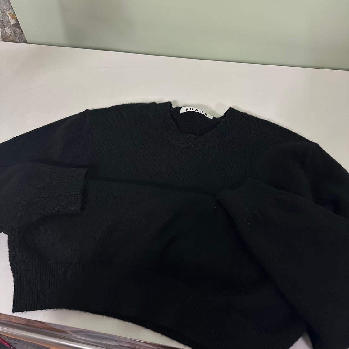 M 수아레 블랙 라운드니트 상품이미지2