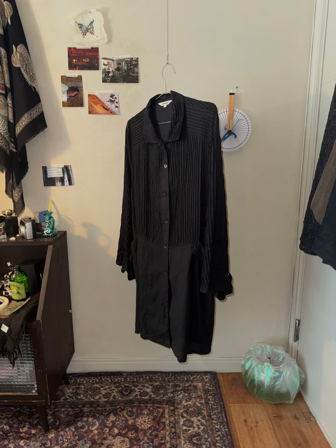 [Harpers Bigot] black long shirt 상품이미지2