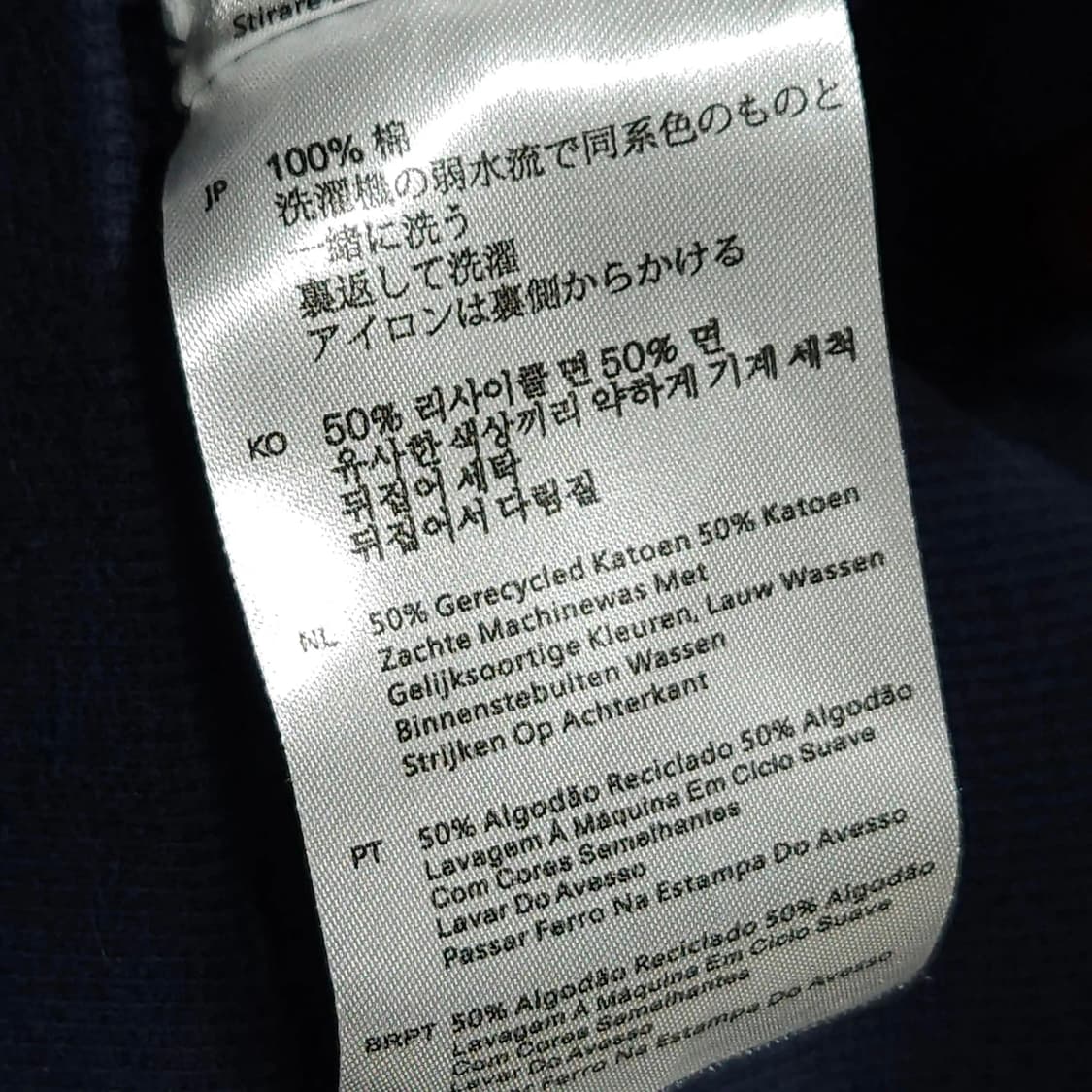 110)DEUS 데우스 엑스마키나 반집업 스웻 맨투맨 네이비 상품이미지9