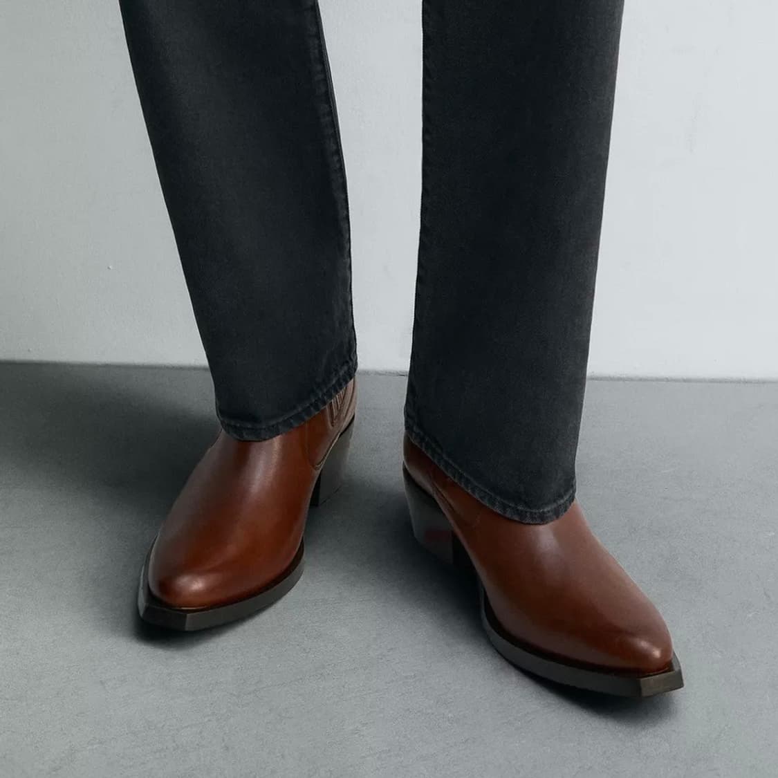 Zara/웨스턴 부츠/43 상품이미지4