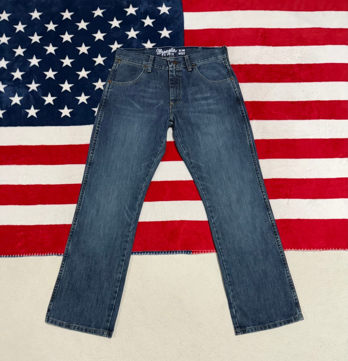 랭글러부츠컷데님 wrangler bootcut denim웨스턴부츠컷데님 상품이미지1