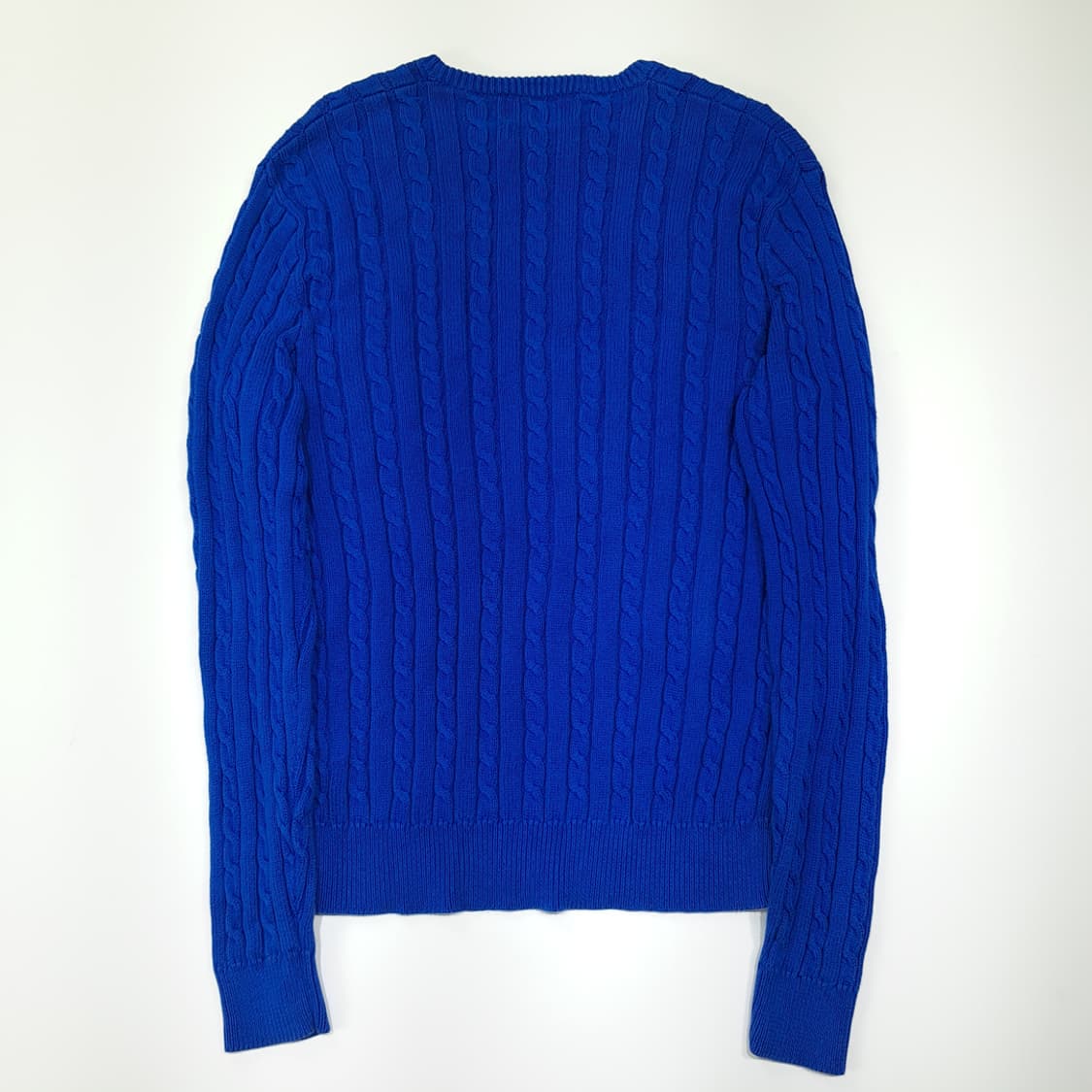 CL010 L 폴로 골프 로얄 블루 코튼 니트 상품이미지6