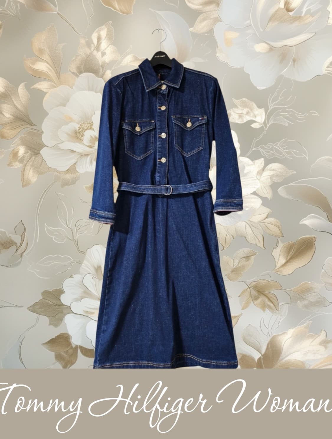 TOMMY HILFIGER 데님 원피스 정품 / 인디고 / 38(66) 상품이미지2