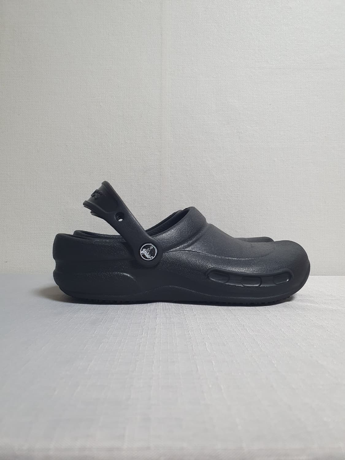 240mm 크록스 샌들 비스트로 워크 클로그 블랙 W7 상품이미지4