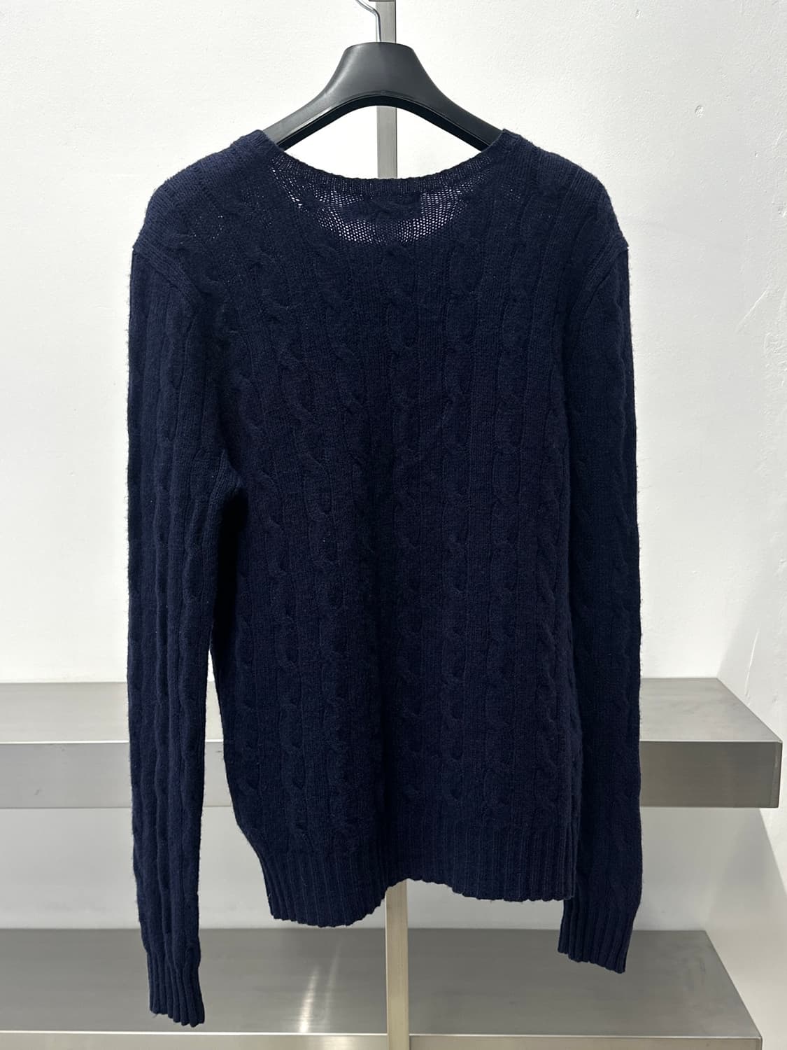 폴로 랄프로렌 빅로고 울 캐시미어 케이블 니트  상품이미지2