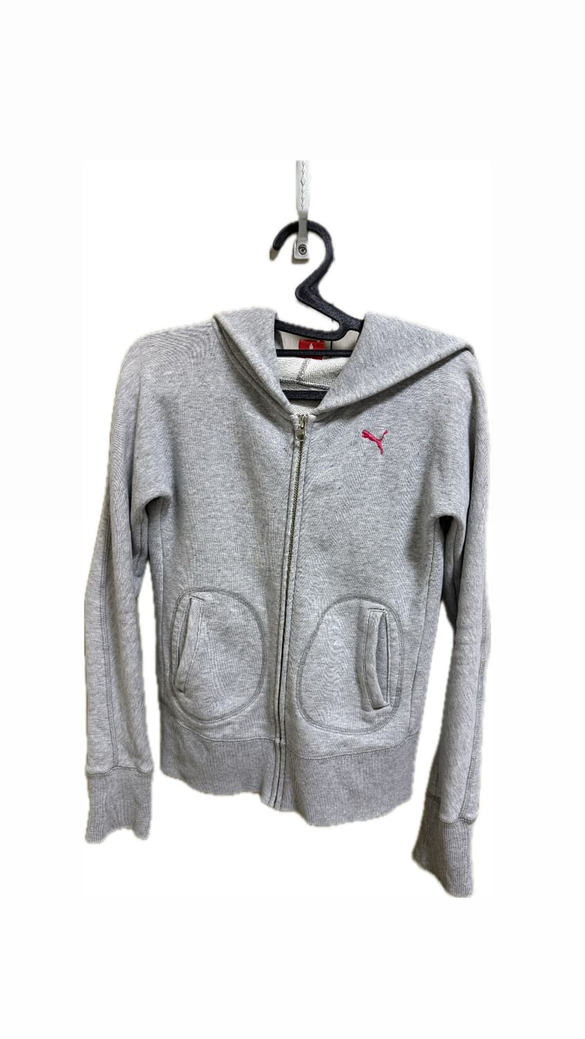 퓨마 그레이 후드집업 상품이미지1