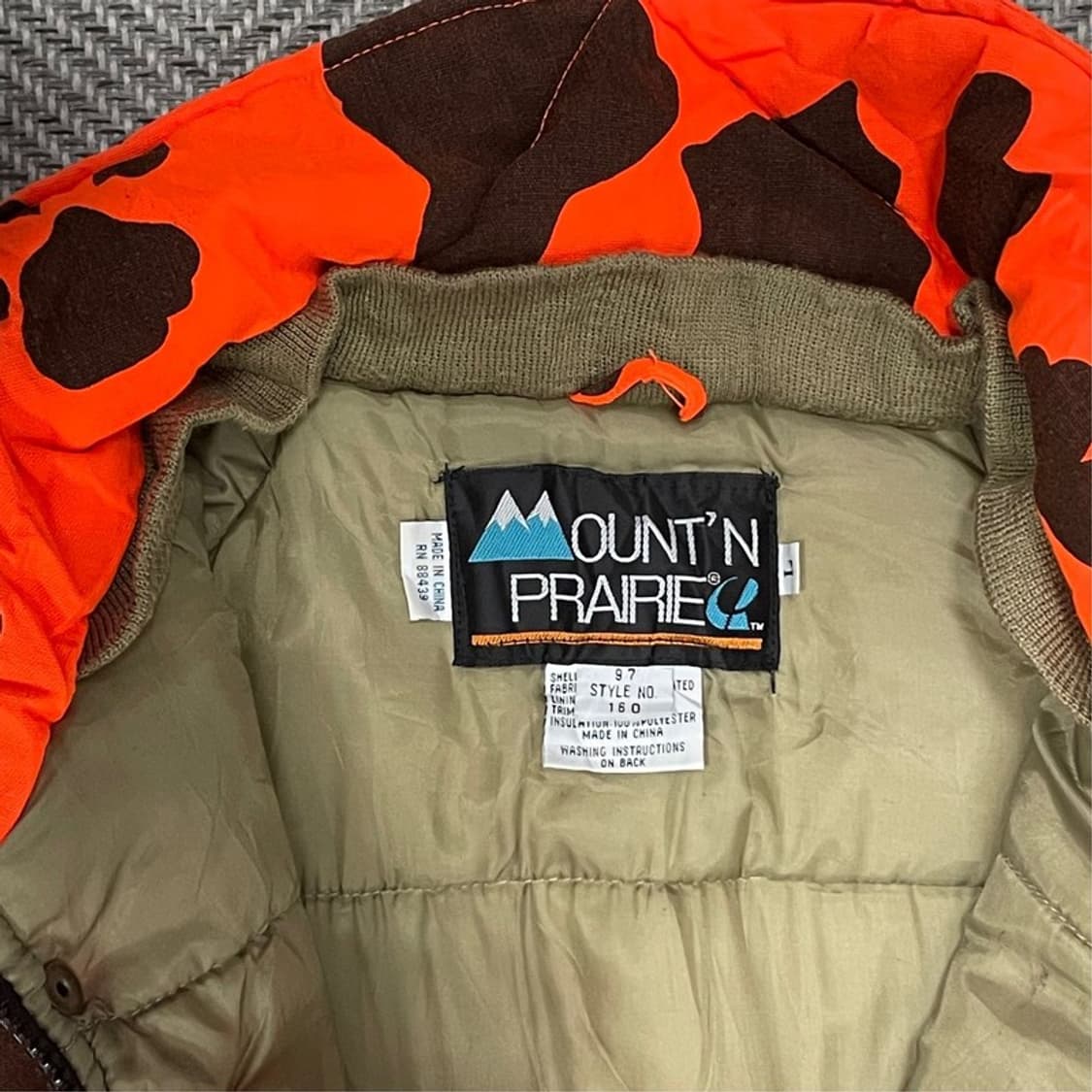 Mountin prairie 패턴 패딩 v0052 상품이미지8