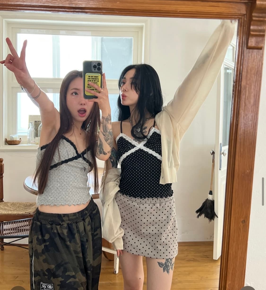 더미스테리어스호텔 도트 레이스 슬리브 상품이미지5