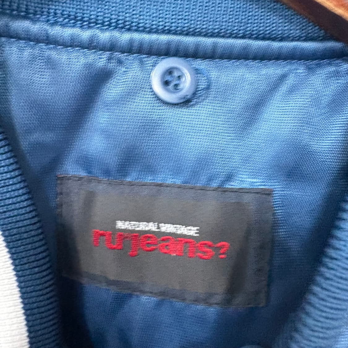 Rujeans 바시티 봄버 재킷 상품이미지3