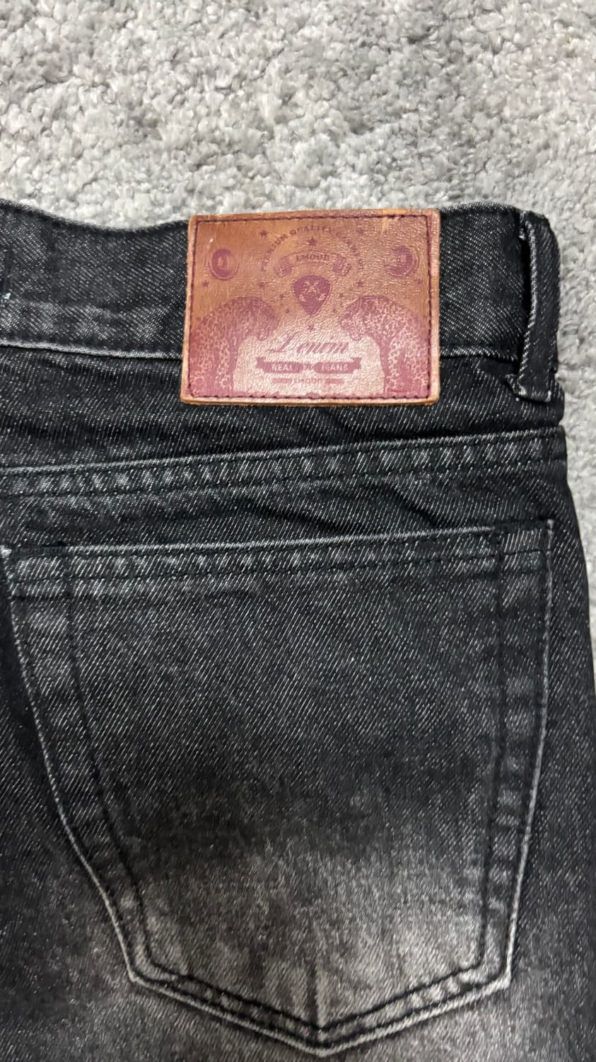 Lmood 아키라 블랙 워시드 부츠컷 데님 팬츠 44  상품이미지7