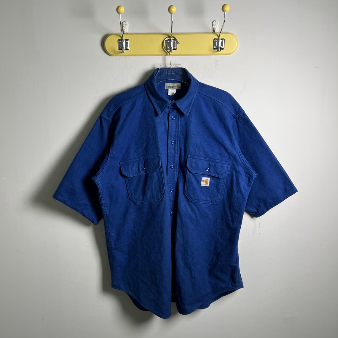 Carhartt 칼하트 블루 워크 반팔 셔츠 L 상품이미지1