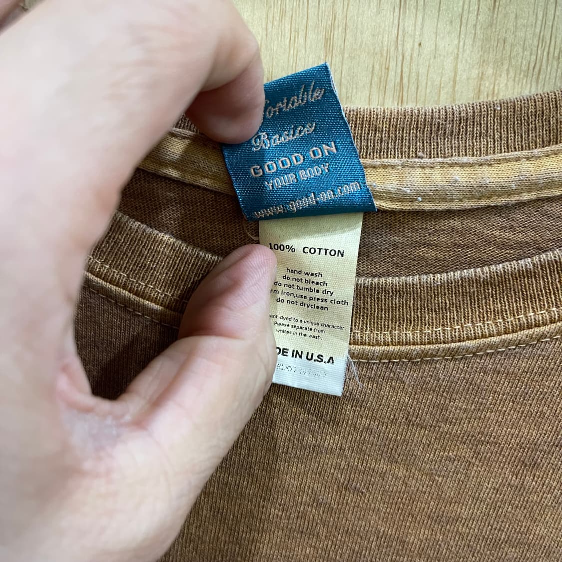 Good on 피그먼트 다잉 made in usa  상품이미지3