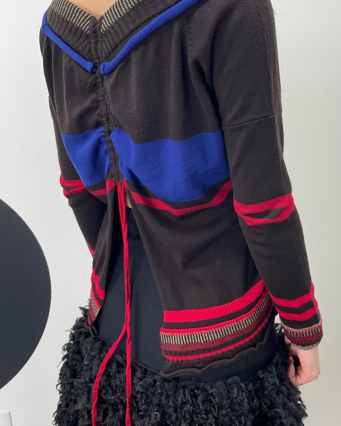 Marithe Francois Girbaud 셔링 니트 새상품 상품이미지1