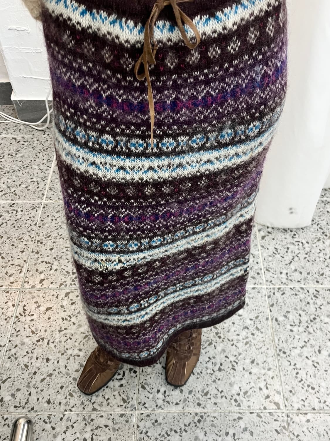 Winter mood long knit skirt 상품이미지3