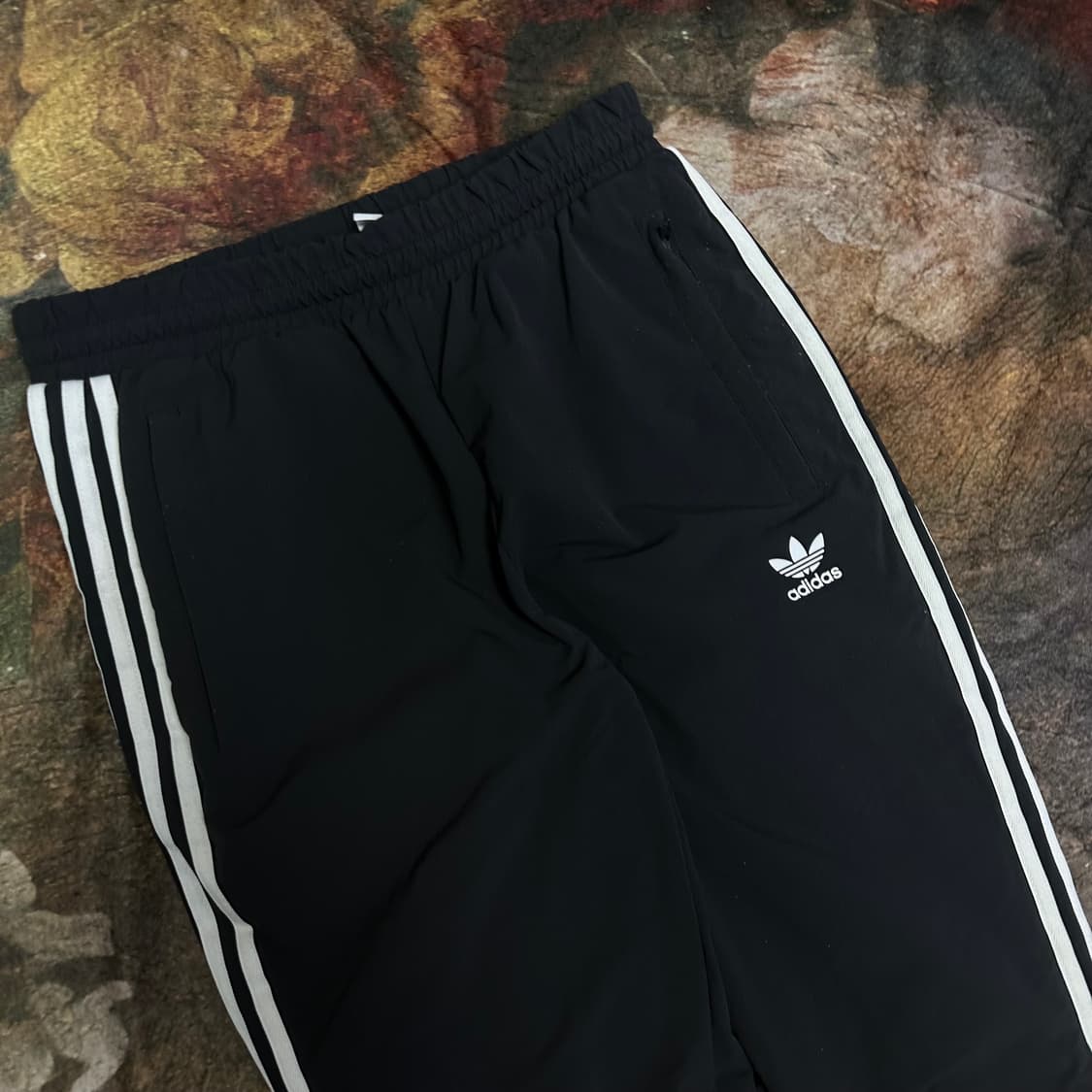 아디다스 빈티지 삼선 블랙웜업트랙팬츠 L 상품이미지2