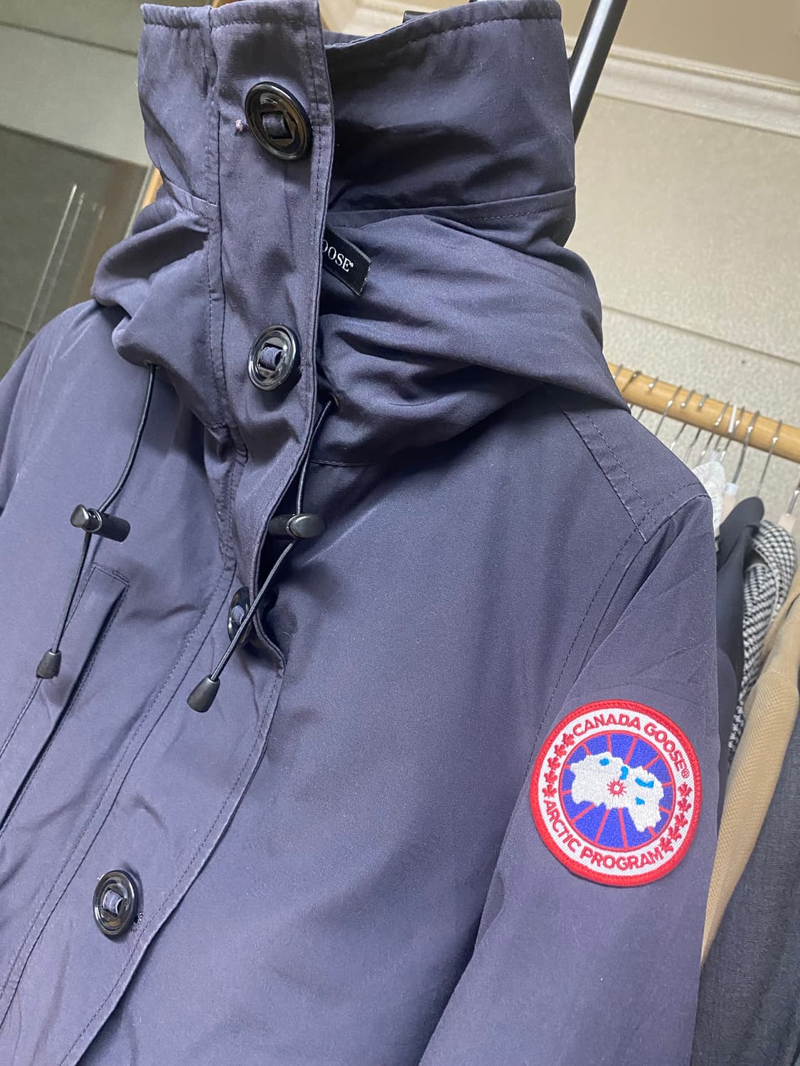 캐나다구스 여성 패딩 네이비 S 상품이미지2