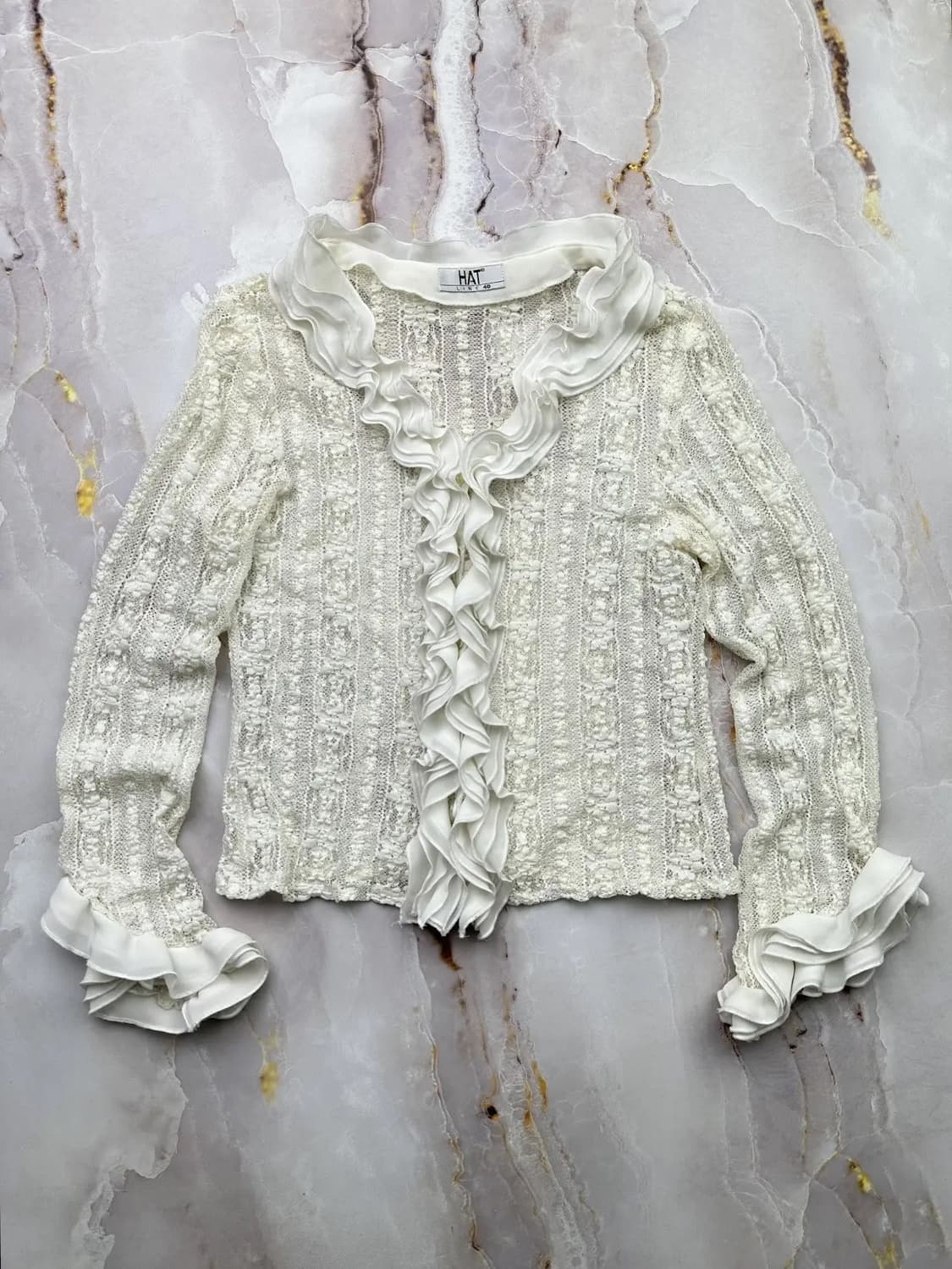 빈티지 러플 블라우스 상품이미지2