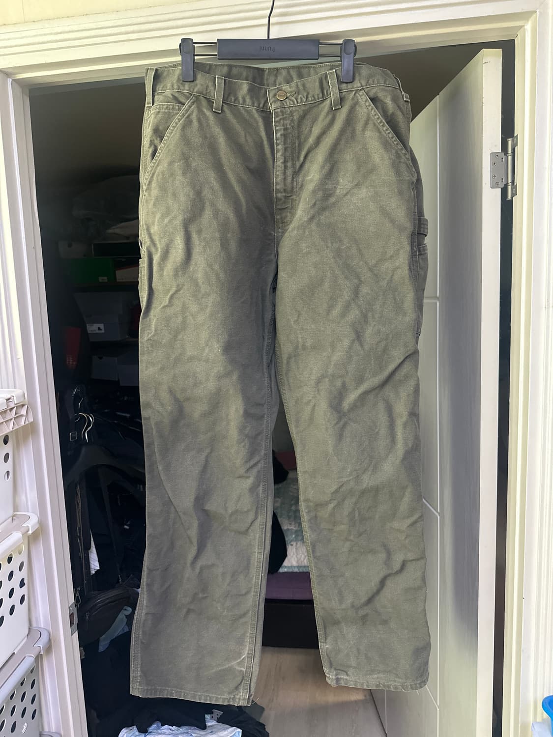 [36X32] 칼하트 싱글니 카펜터 팬츠 B11 MOS 상품이미지1