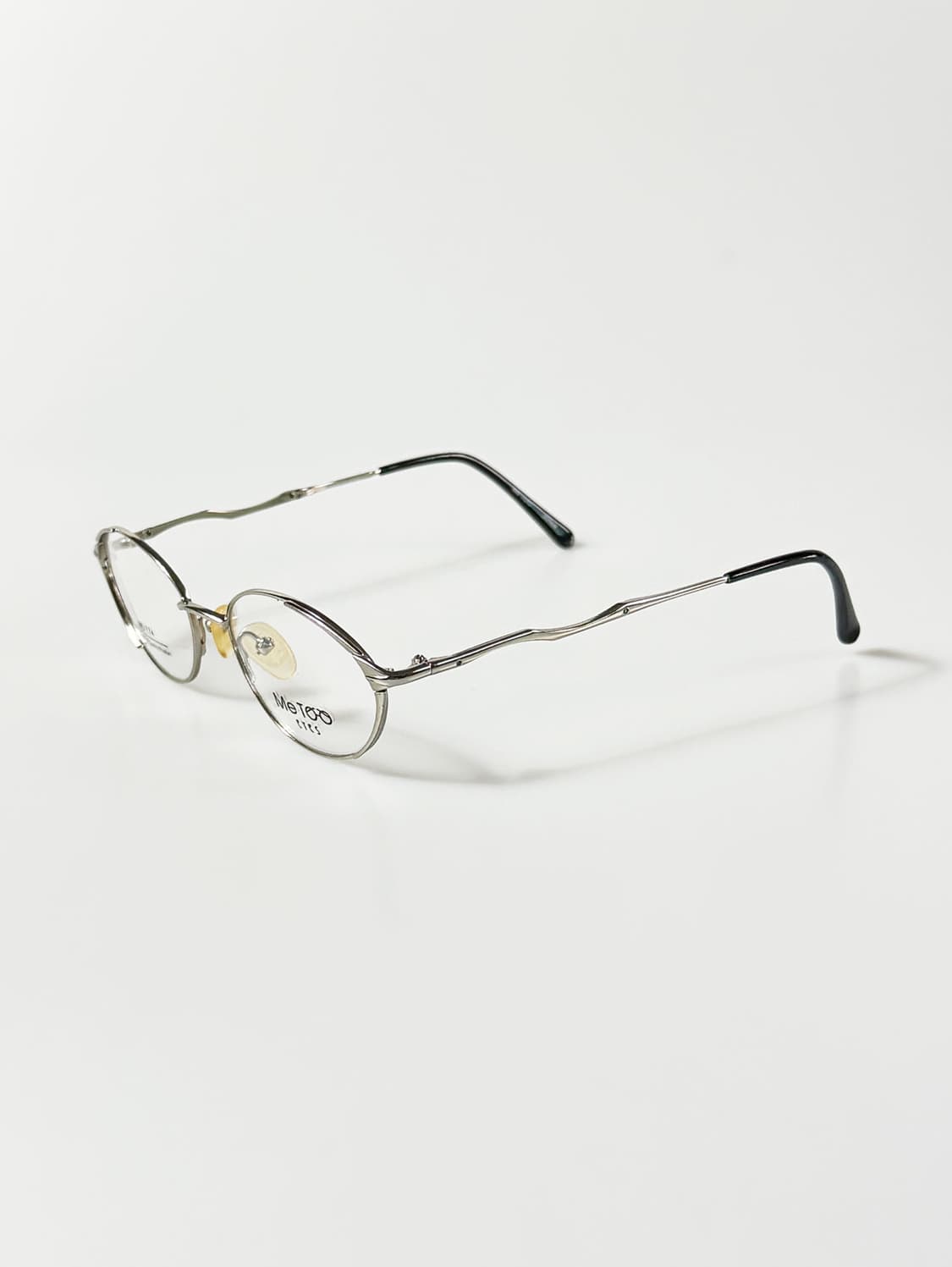 일본제 ME TOO EYES 실버 슬림 오벌 프레임 빈티지 안경 상품이미지3