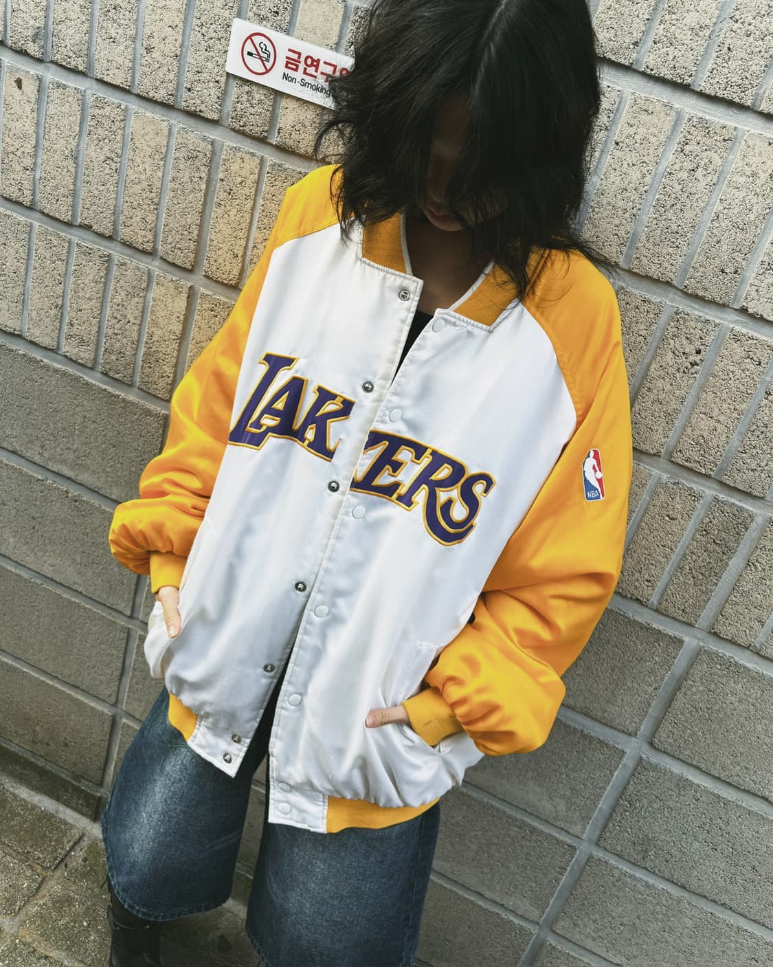 NBA 레이커즈 오버핏 자켓 상품이미지1