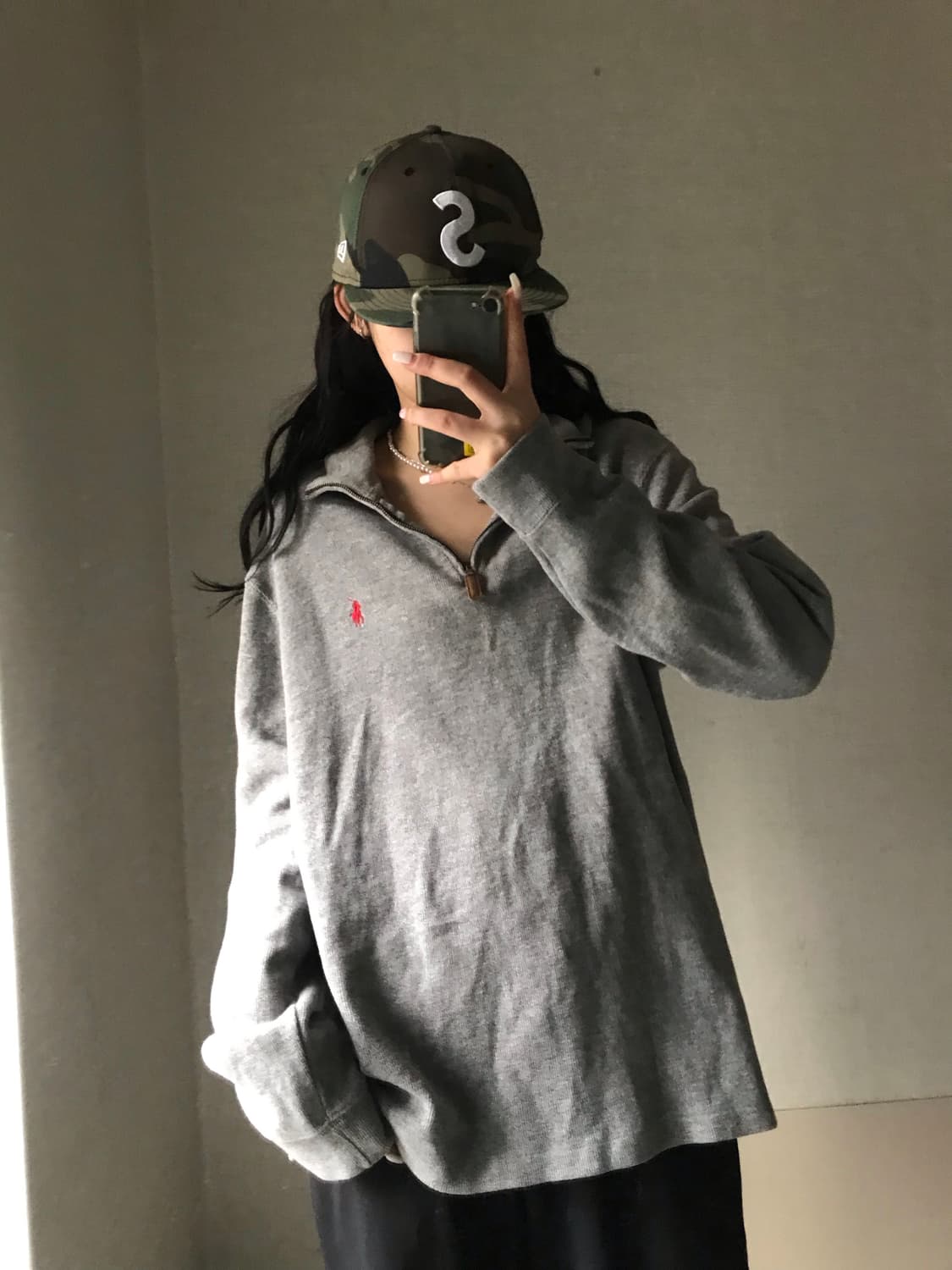 폴로 그레이 반집업 상품이미지5