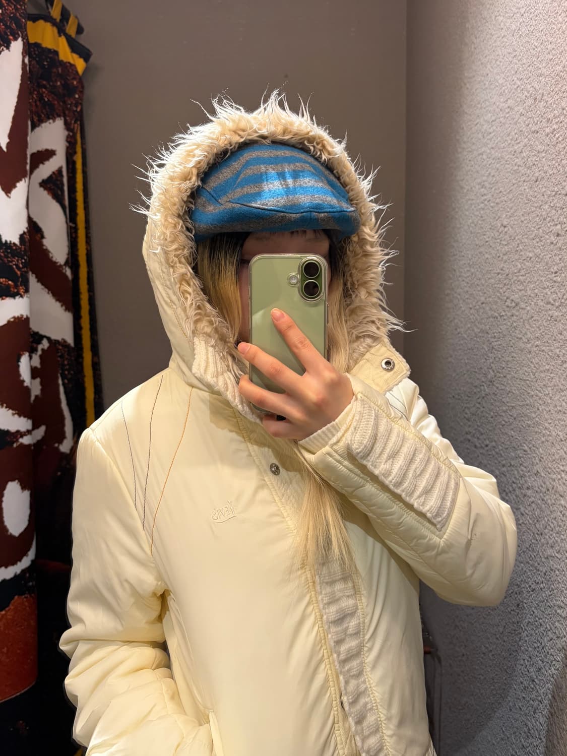 리바이스 퍼 후드 패딩 상품이미지2