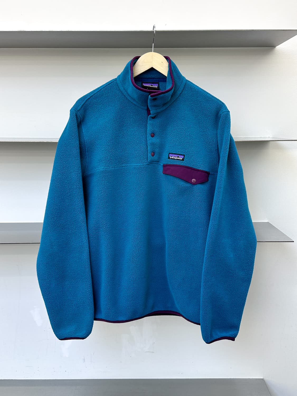 파타고니아 신칠라 비레이 블루 스냅 티 플리스 상품이미지1