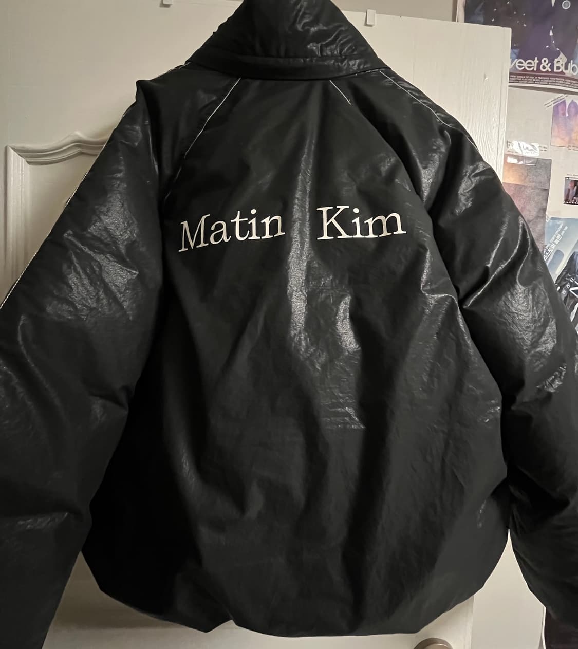 마뗑킴 로고 코팅 다운 패딩 상품이미지3