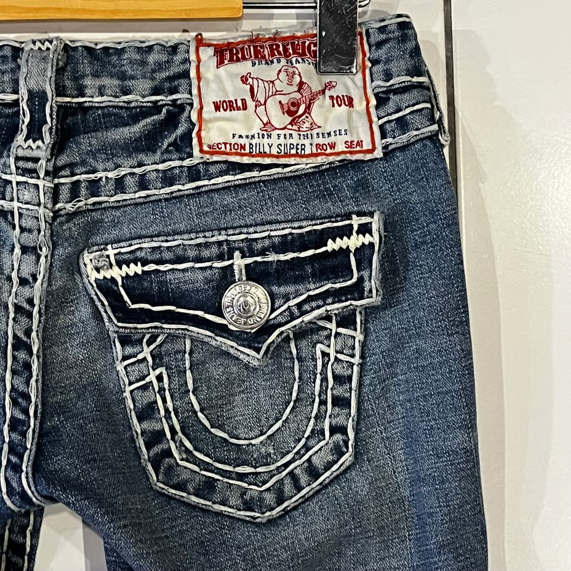 트루릴리젼 빌리 슈퍼 티 중청 스티치 부츠컷 데님팬츠 26 상품이미지2