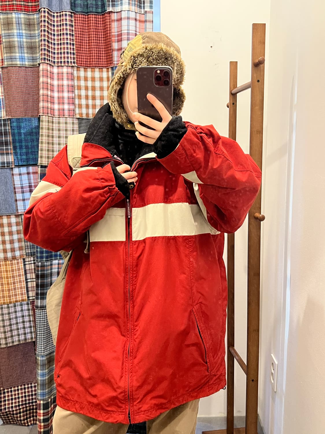 퀵실버 레드 패딩  상품이미지4