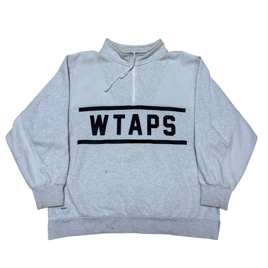 더블탭스 하프집업 트임 맨투맨 상품이미지3