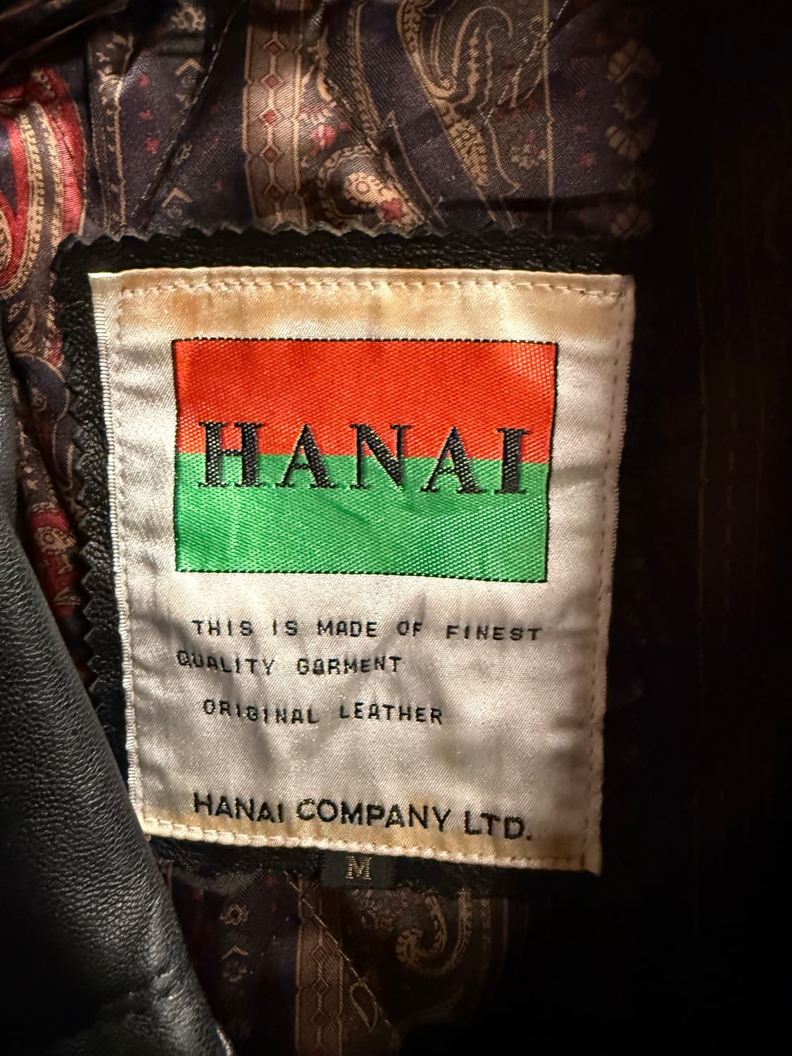 하나이 양가죽 레더 하프 코트 블랙 M 상품이미지7