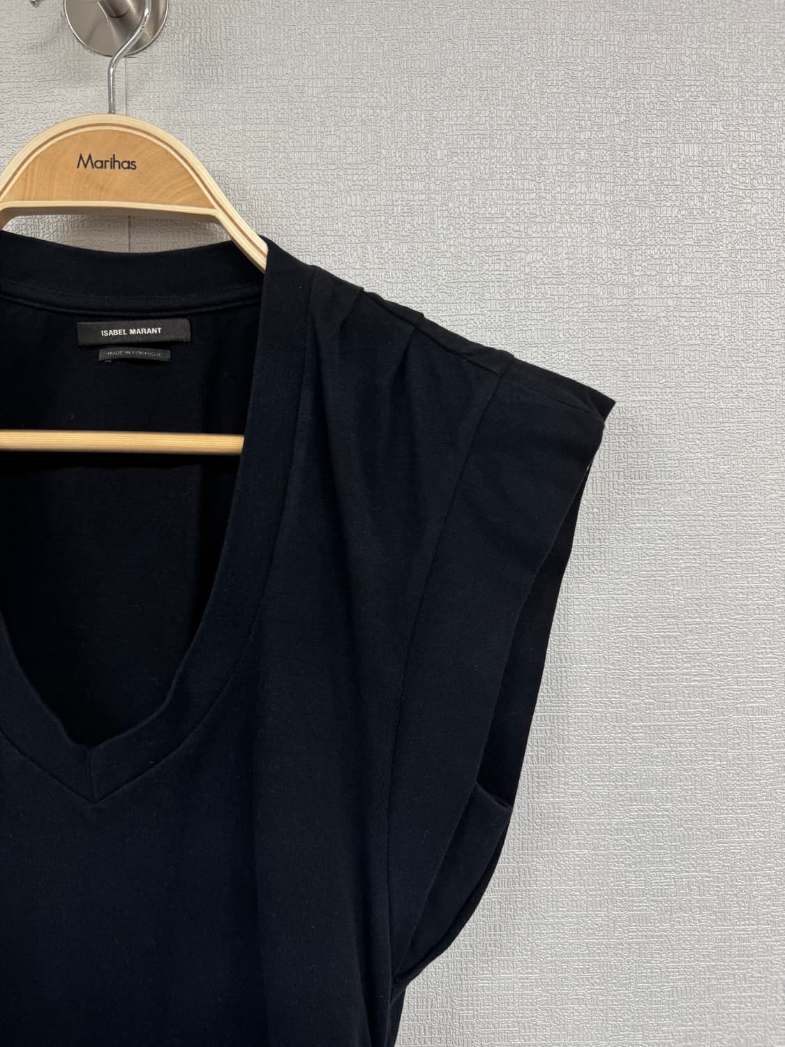 이자벨마랑 민소매 주름 티셔츠 상품이미지2