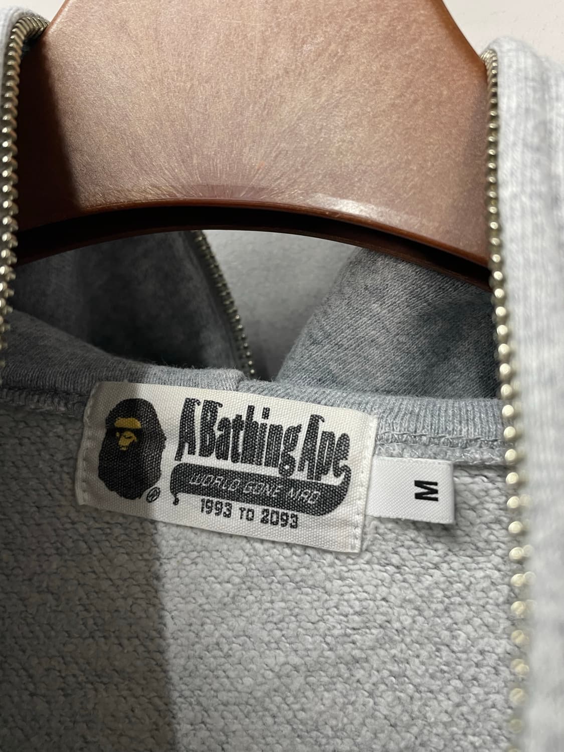 베이프 원 포인트 에이프 헤드 샤크 후드 집업 H1394 상품이미지6