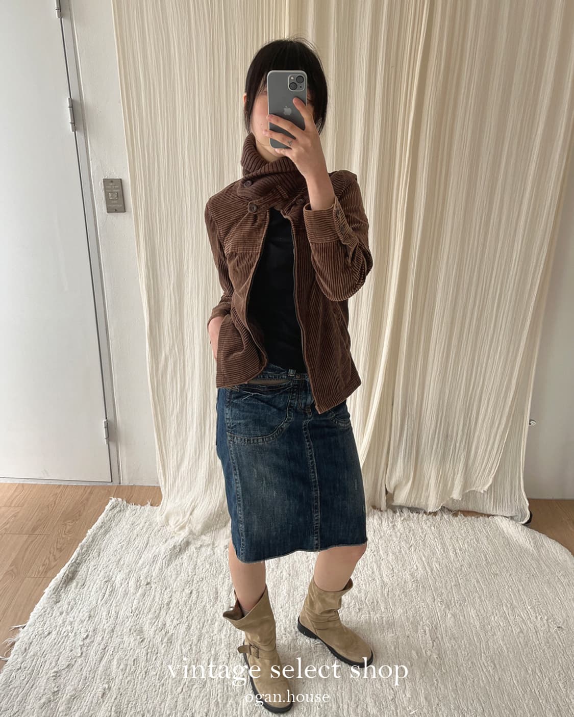 vintage brown corduroy jacket 상품이미지6