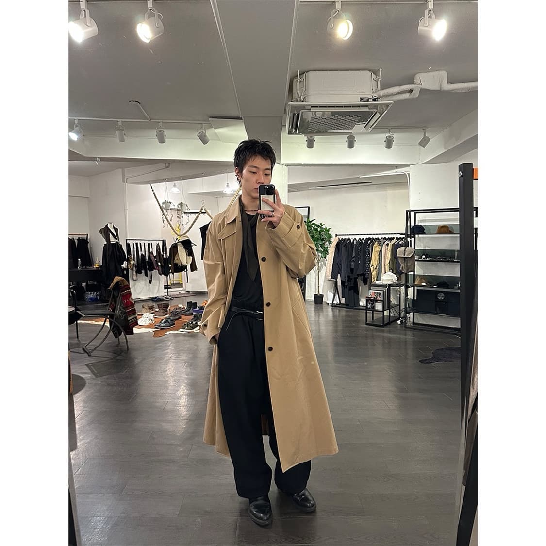 오라리 코튼 개버딘 트렌치코트 상품이미지4