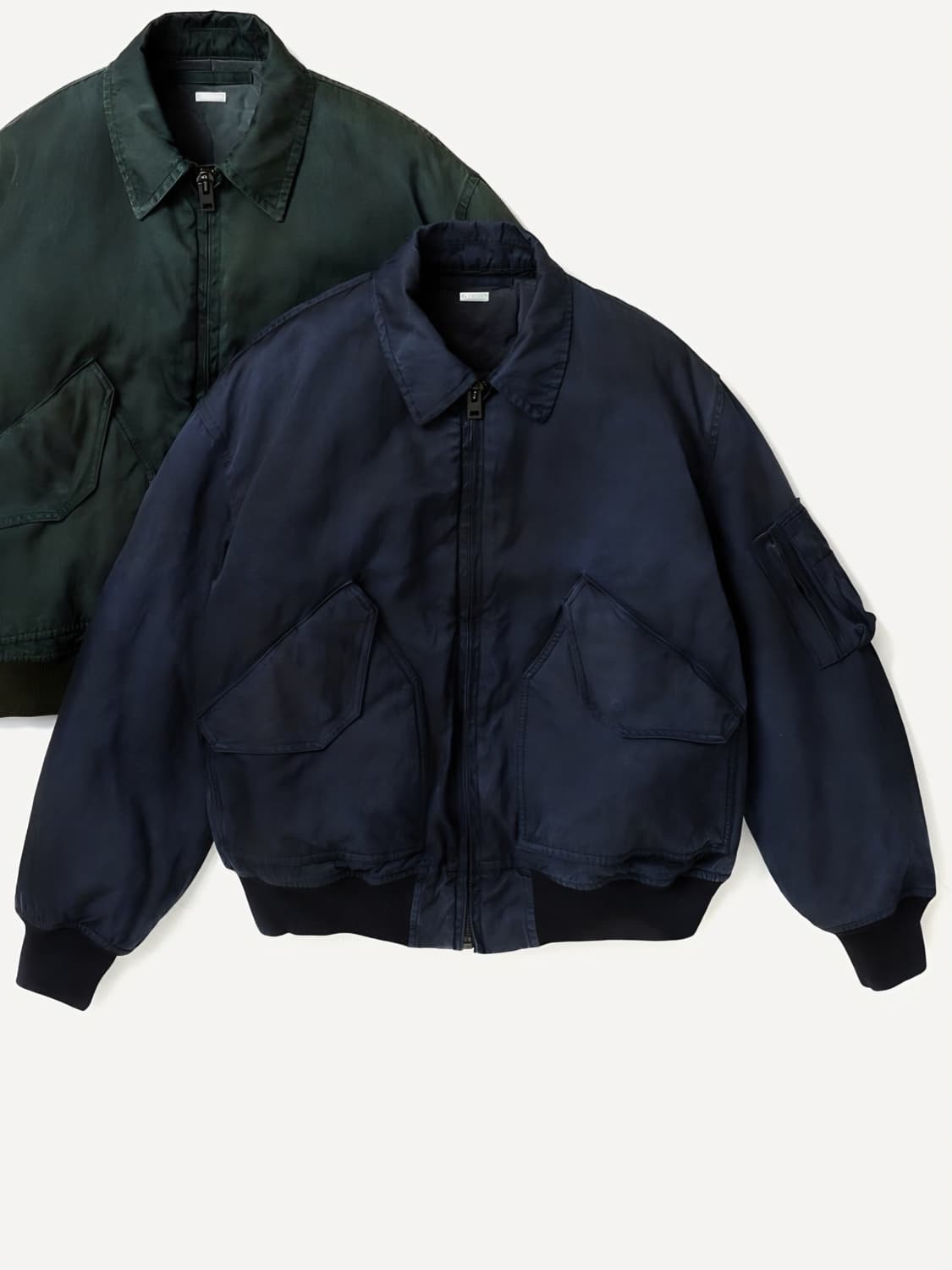 [3] 26ss 아프레쎄 실크 CWU-45 네이비 3사이즈 상품이미지1