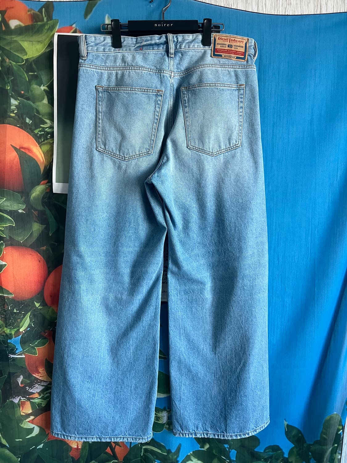 디젤 디스트레스드 와이드 데님 32 상품이미지4