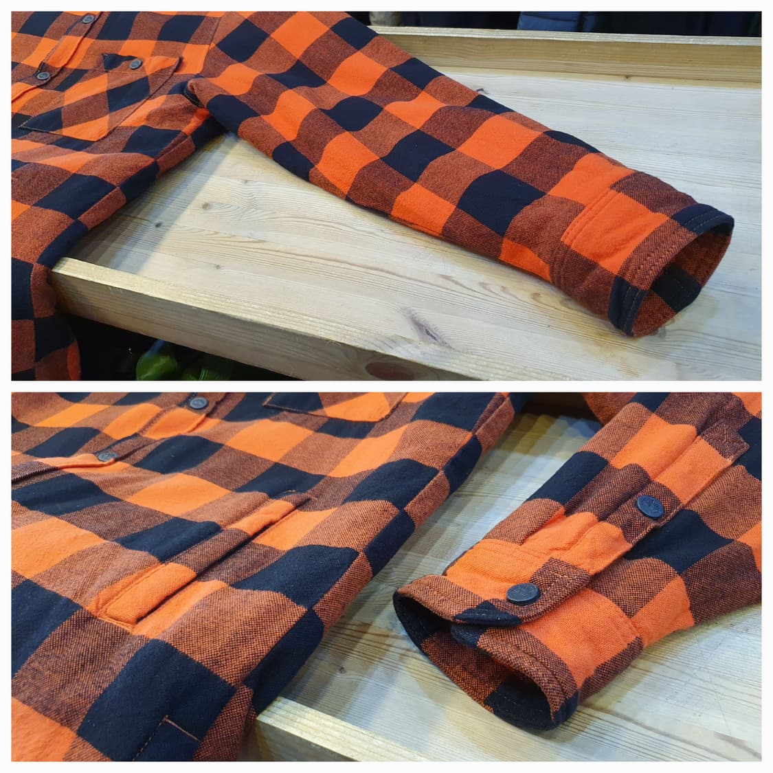 100.팀버랜드 양털 체크남방 상품이미지5